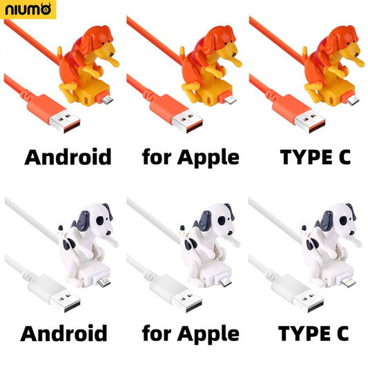 Niumo® Portable cute puppy smartphone charger cable - niumoshop