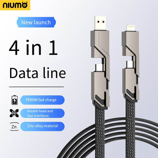 Niumo® 4 in 1 Multifunctional Charging Data Cable - niumoshop